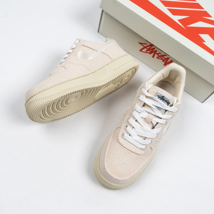 AF1 Low Stussy Fossil