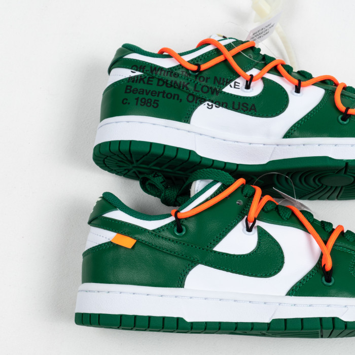 OW x Futura x SB Dunk Pine Green