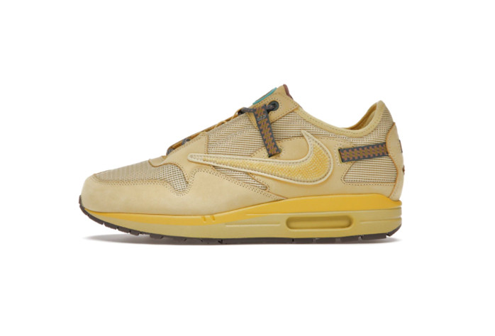 Air Max 1 Travis Scott Cactus Jack Saturn Gold