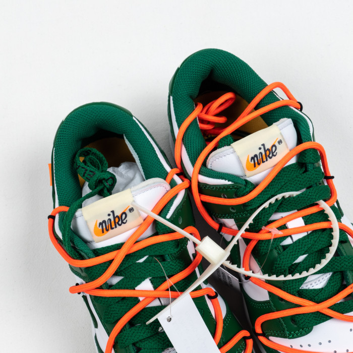 OW x Futura x SB Dunk Pine Green