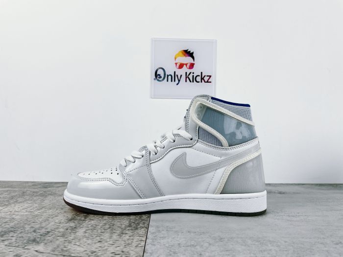 1's Retro High Zoom White Racer Blue