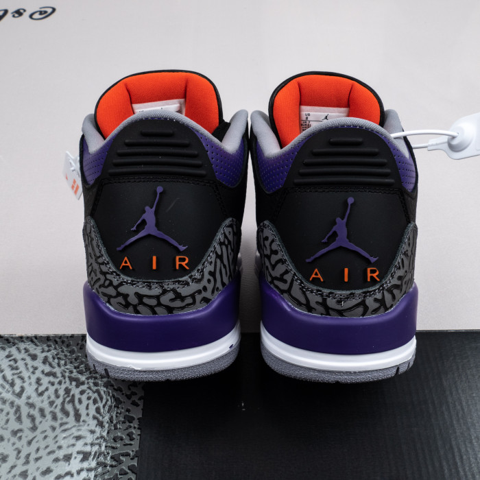 3's Retro Black Court Purple