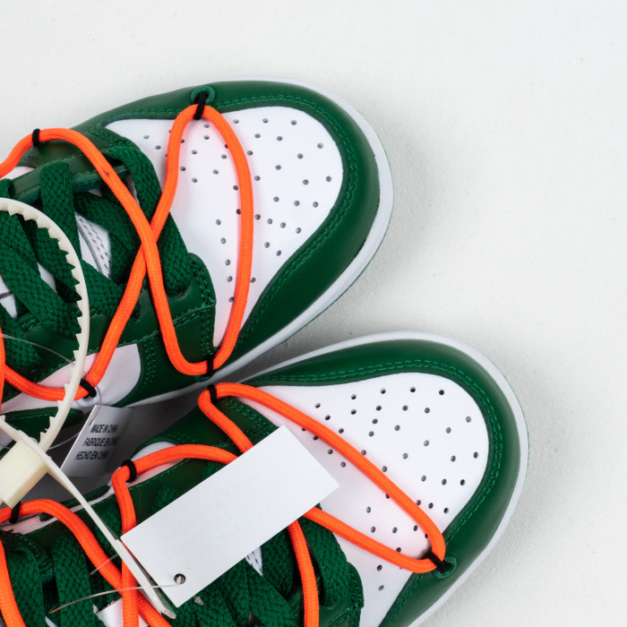 OW x Futura x SB Dunk Pine Green