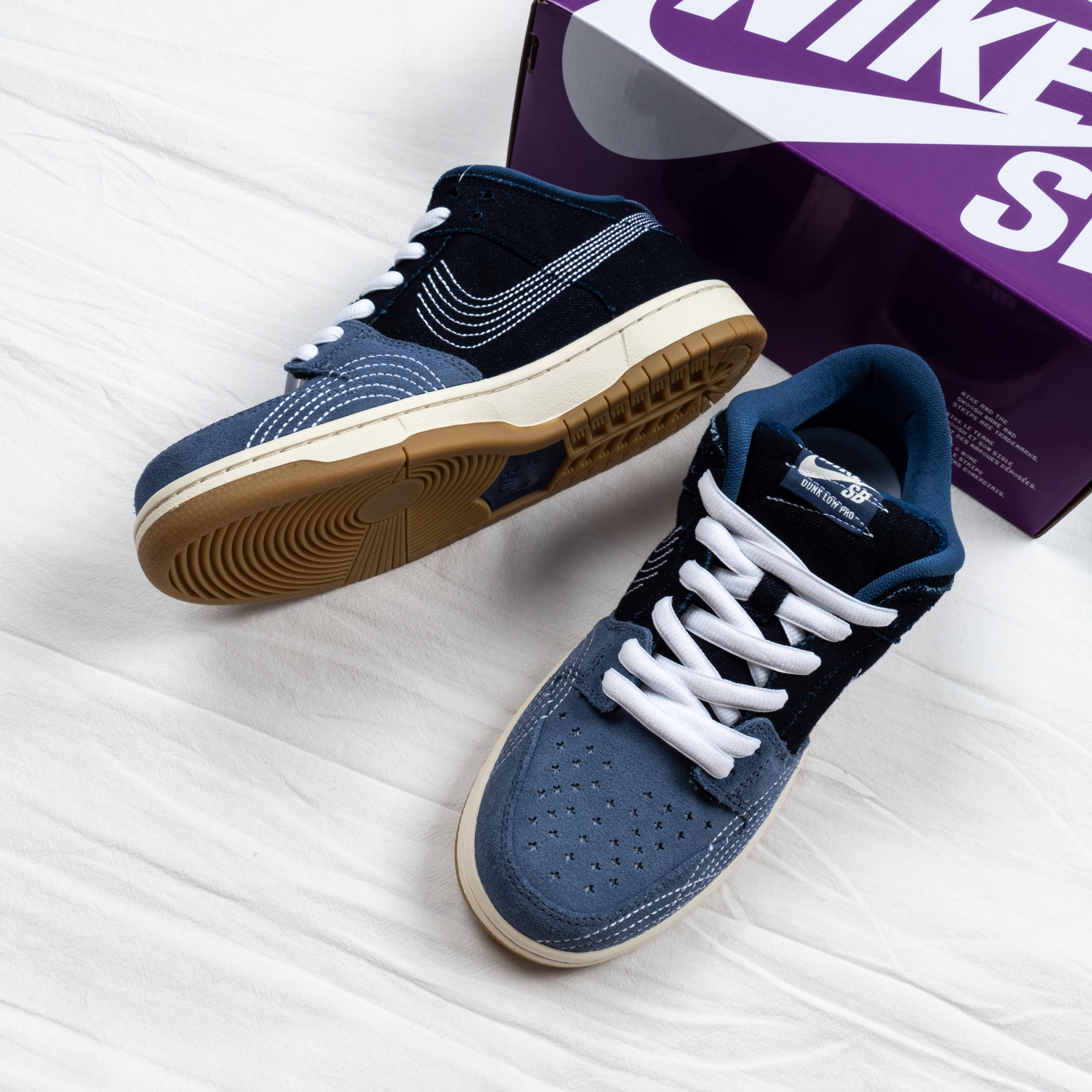 SB Dunk Low Denim Sashiko