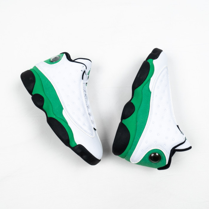 13's Retro White Lucky Green