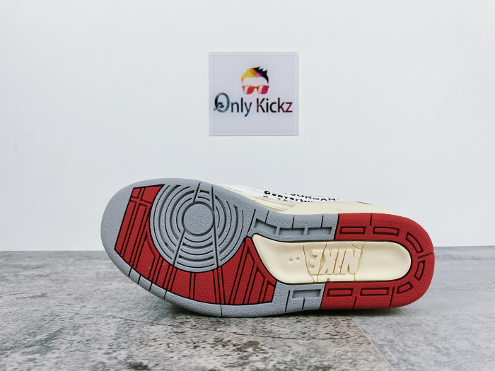 2's Retro Low SP OW White Red