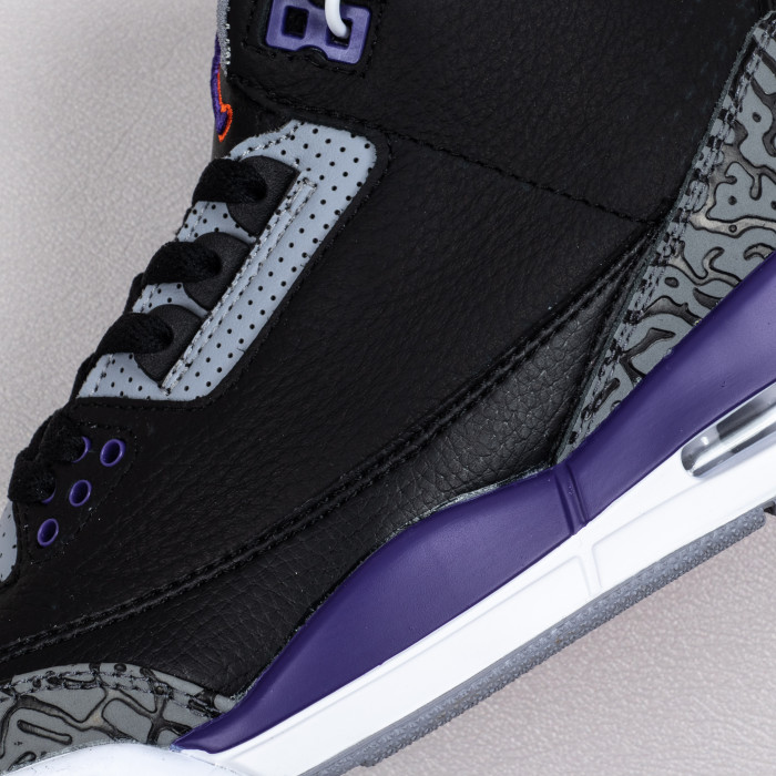 3's Retro Black Court Purple