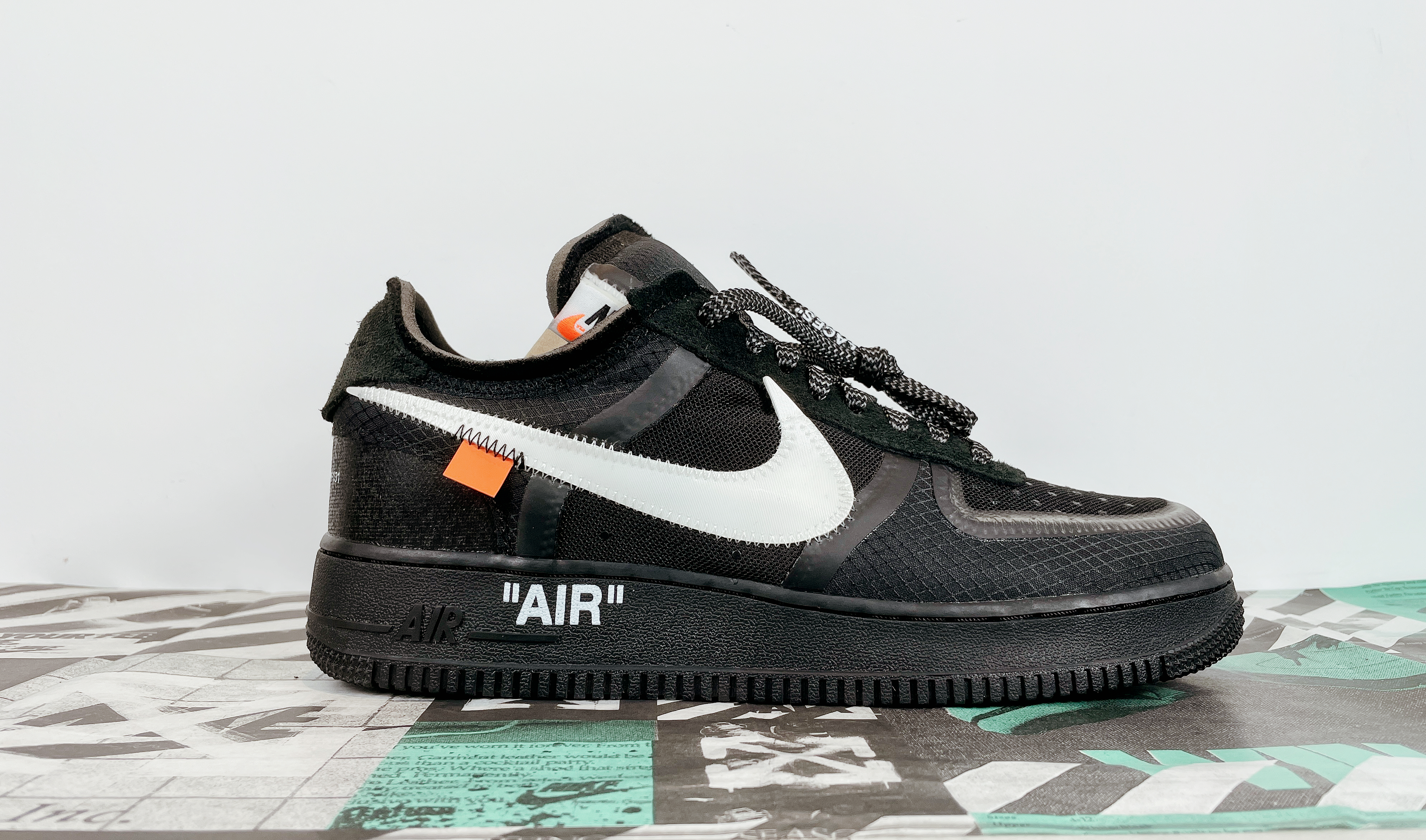 AF 1 Low OW Black White