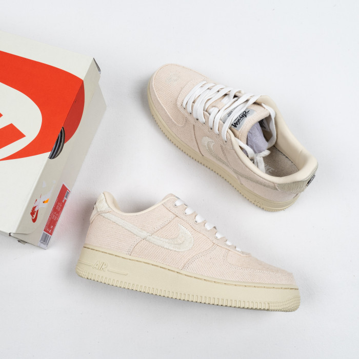 AF1 Low Stussy Fossil