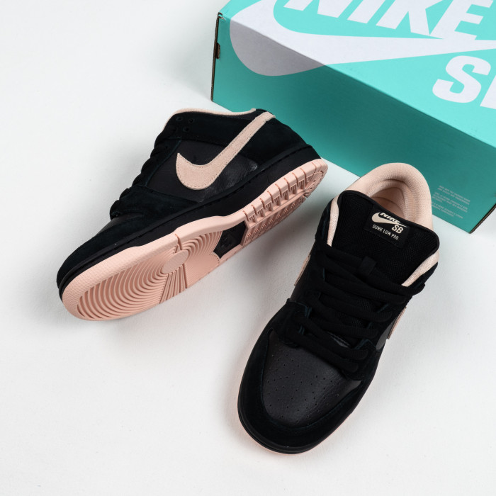 SB Dunk Low Black Washed Coral