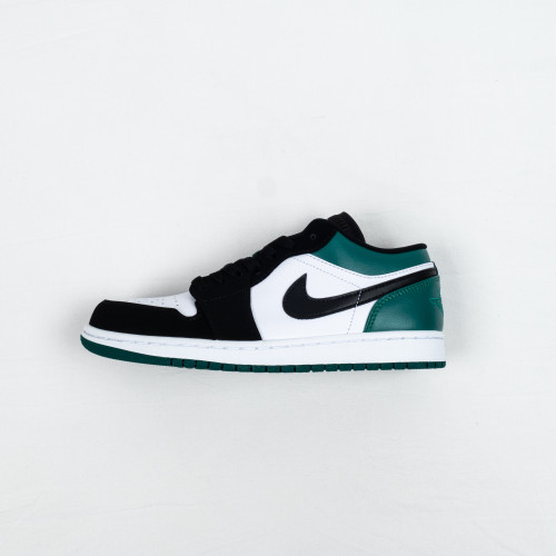 1's Low White Black Mystic Green