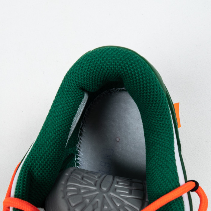 OW x Futura x SB Dunk Pine Green