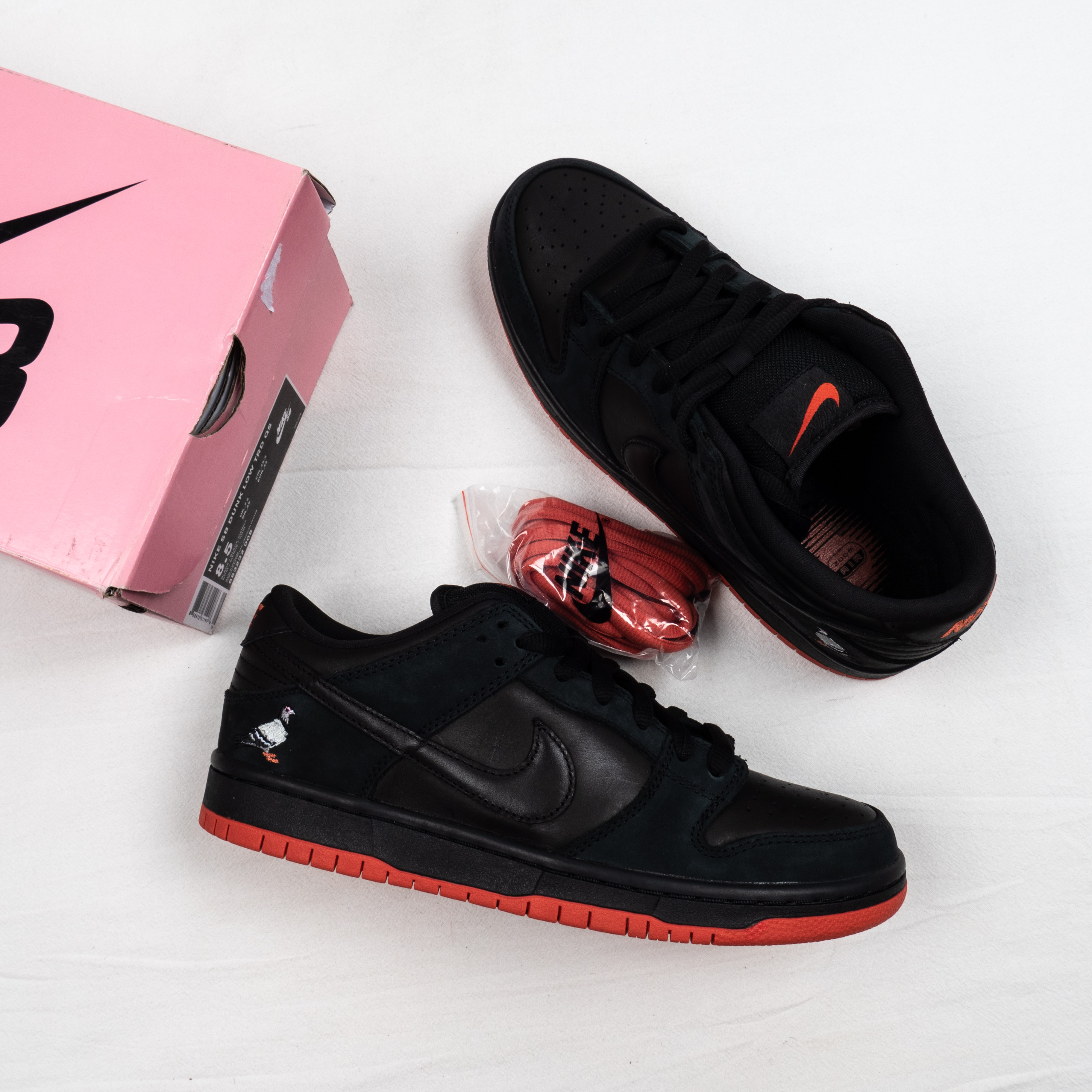 SB Dunk Low Black Pigeon