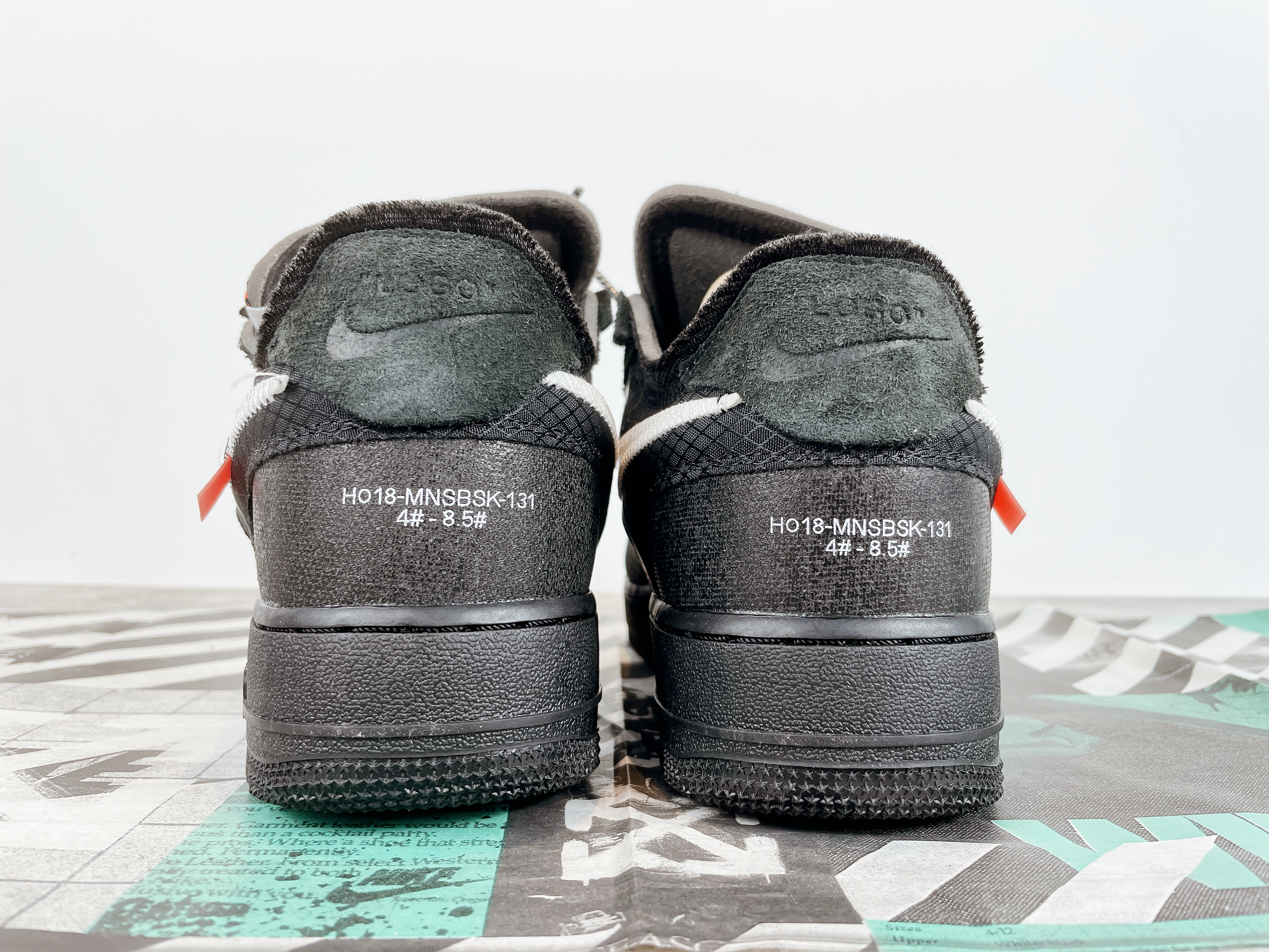 AF 1 Low OW Black White