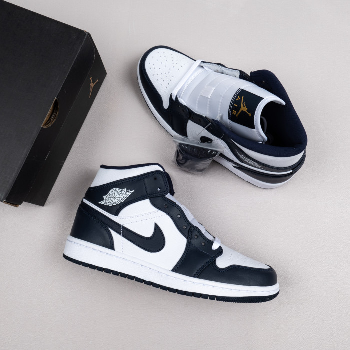 1's Mid White Metallic Gold Obsidian