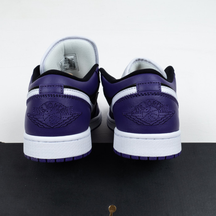 1's Low Court Purple Black