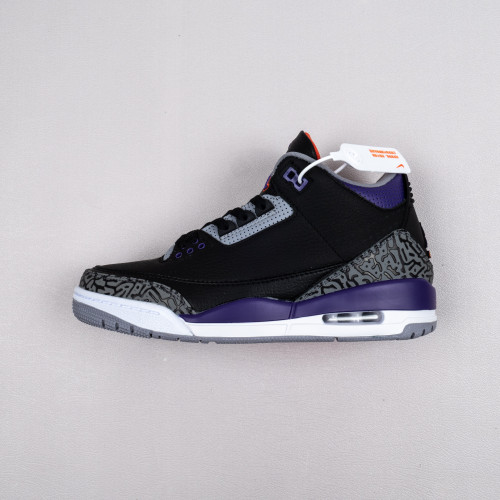 3's Retro Black Court Purple