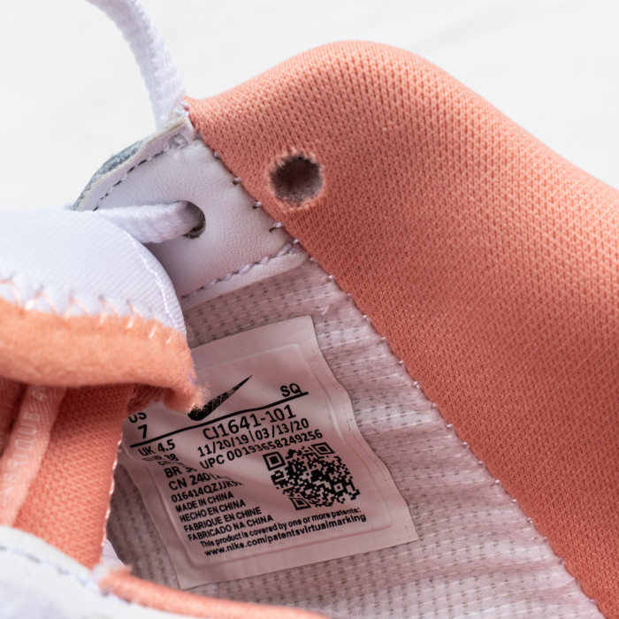 AF 1 Shadow White Coral Pink