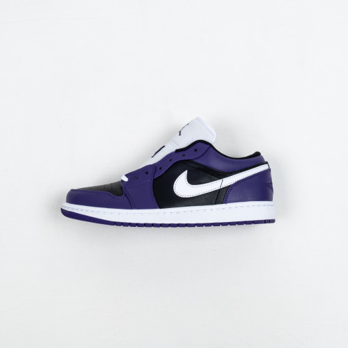 1's Low Court Purple Black