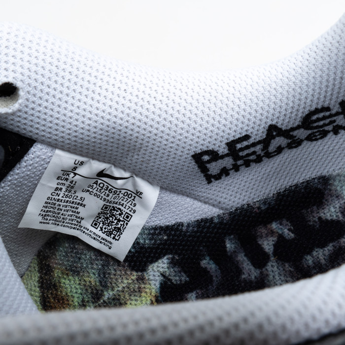 PEACEMINUSONE X AF1 Blace White