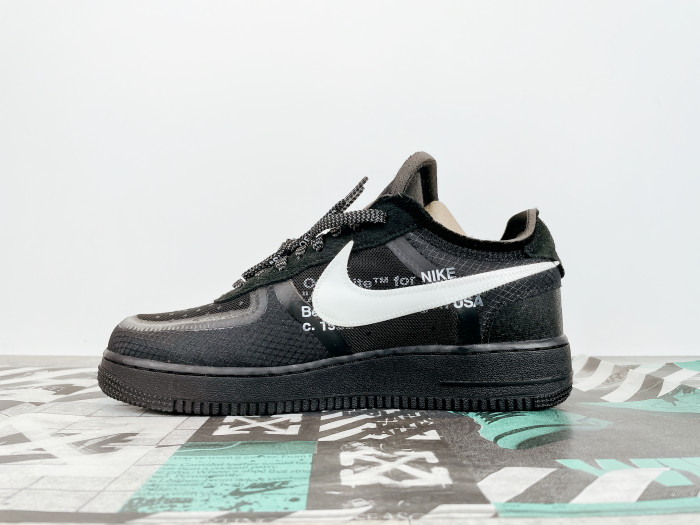 AF 1 Low OW Black White
