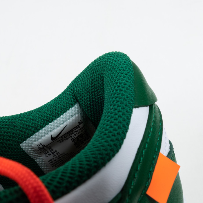 OW x Futura x SB Dunk Pine Green