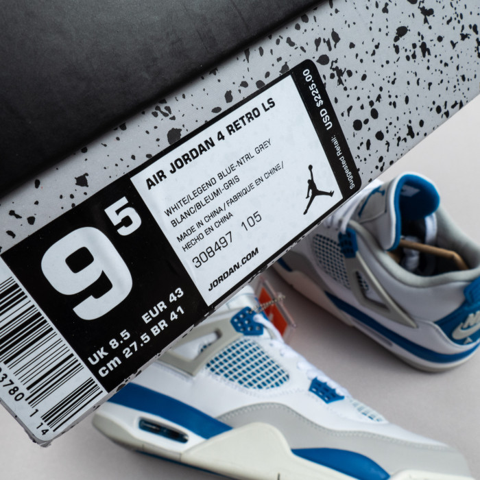 4's Retro Military Blue
