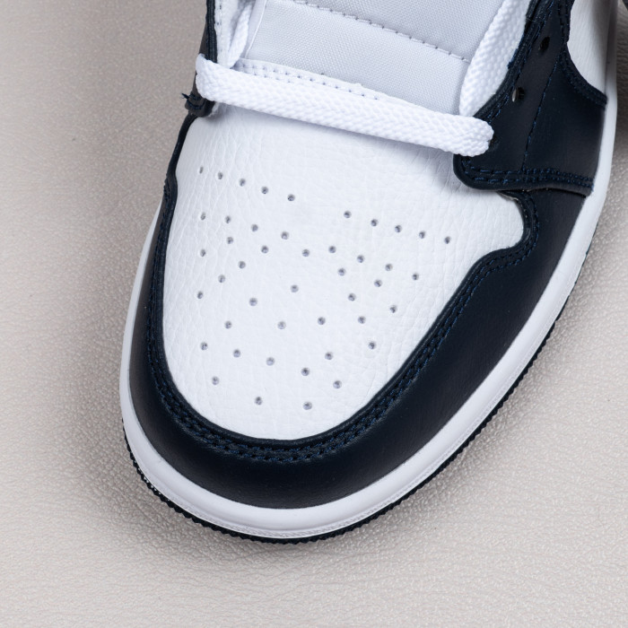 1's Mid White Metallic Gold Obsidian