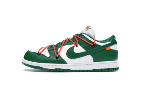 OW x Futura x SB Dunk Pine Green