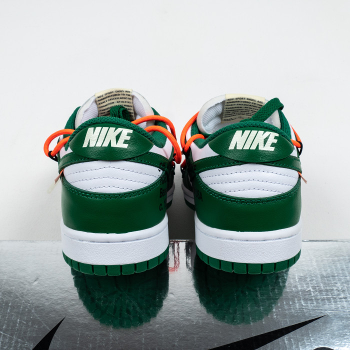 OW x Futura x SB Dunk Pine Green