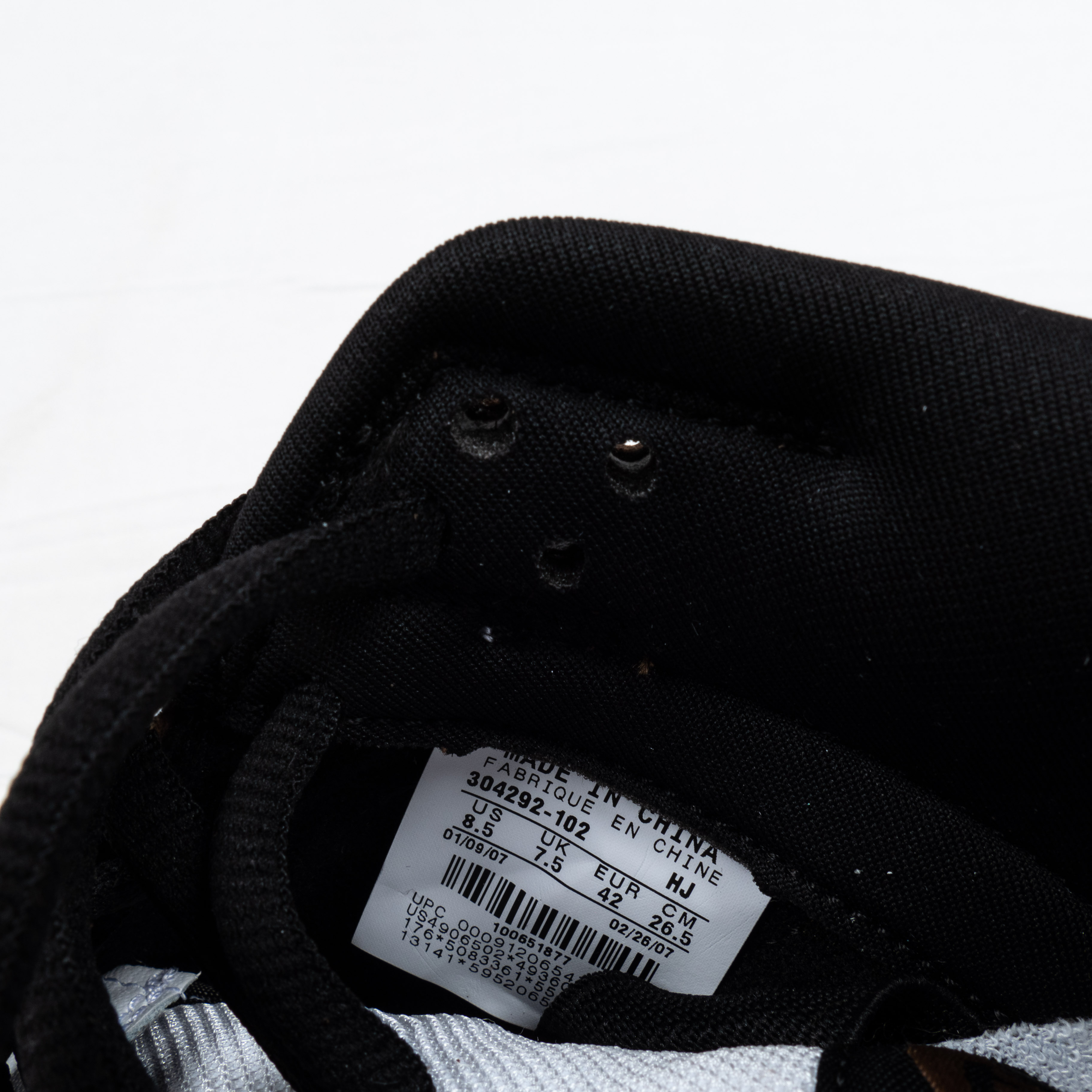 DUNK LOW White Black Trail End Brown