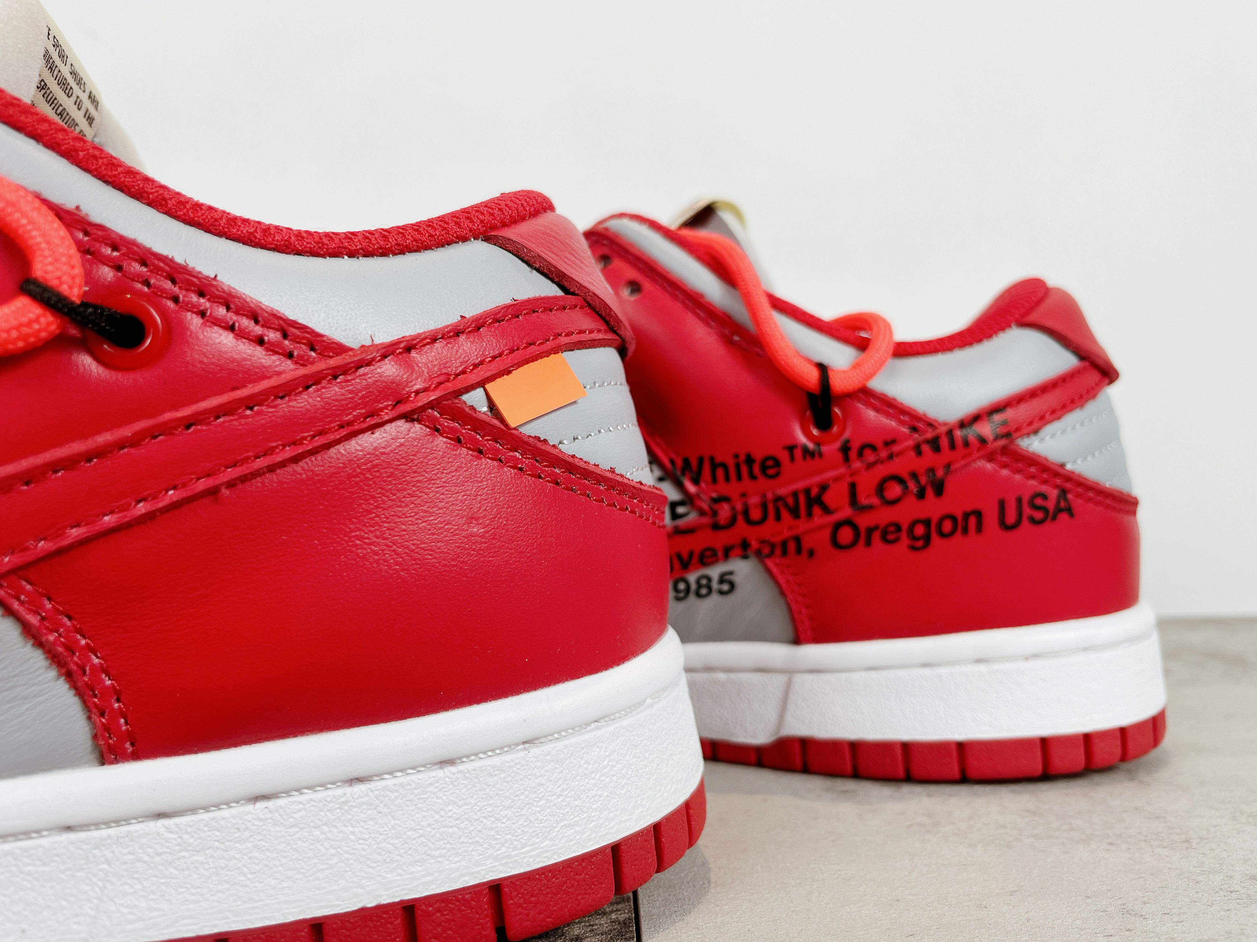 OWx Futura x SB Dunk University Red