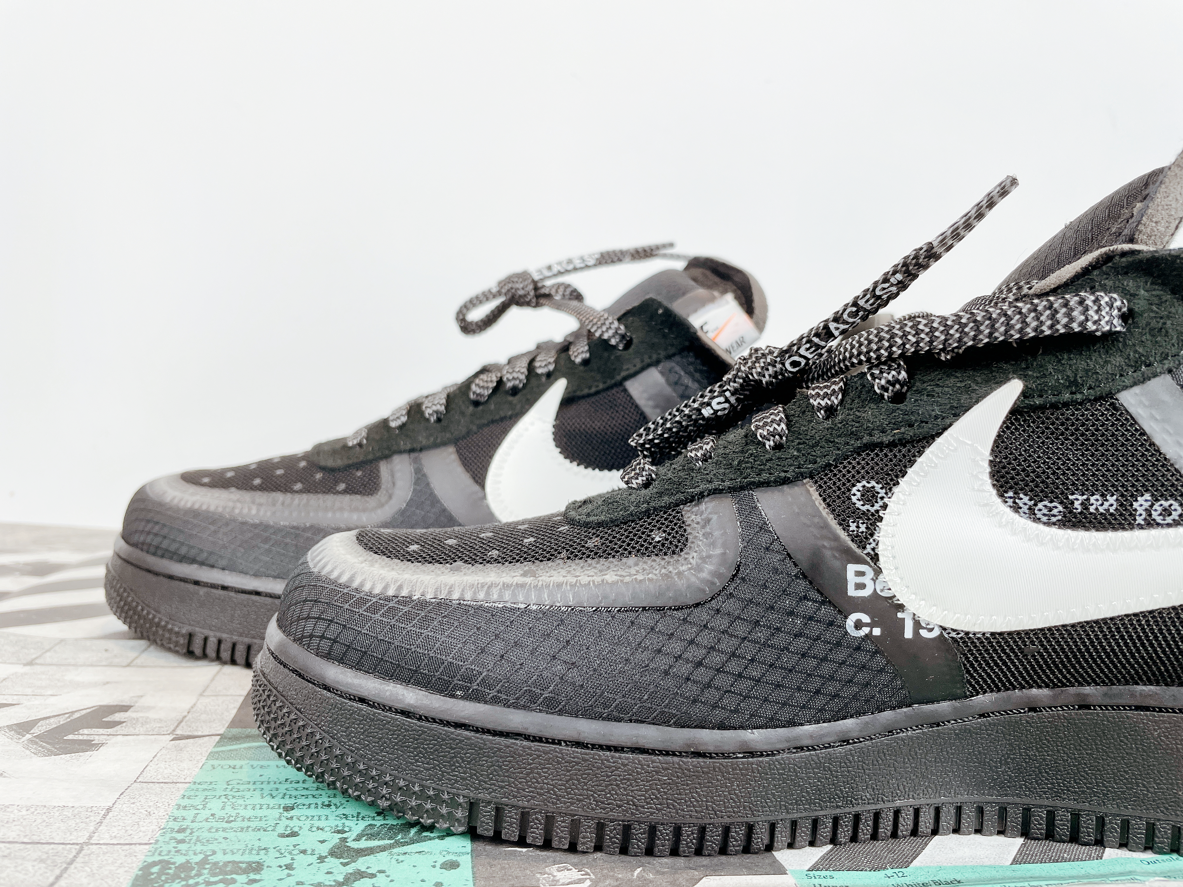 AF 1 Low OW Black White