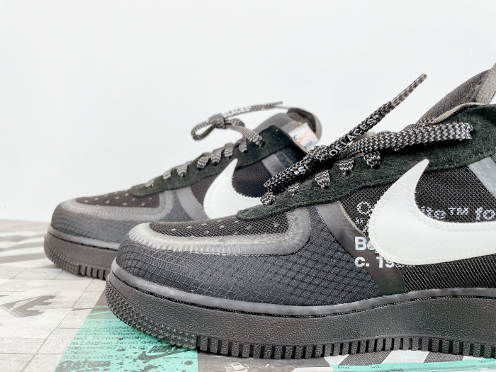 AF 1 Low OW Black White