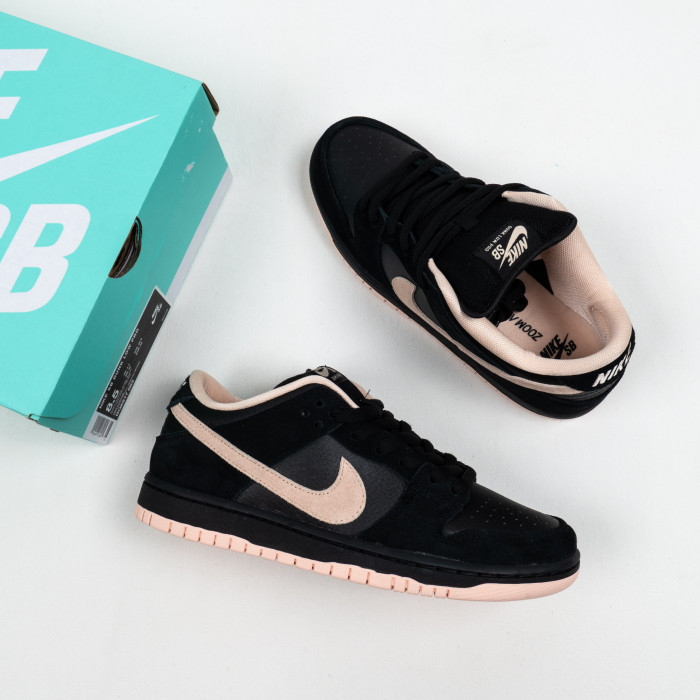 SB Dunk Low Black Washed Coral