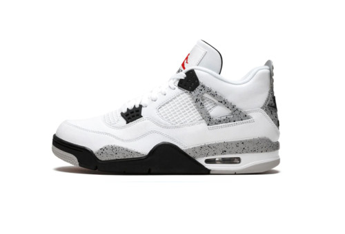 4's Retro White Cement