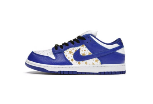 SB Dunk Low Supreme Stars Hyper Royal