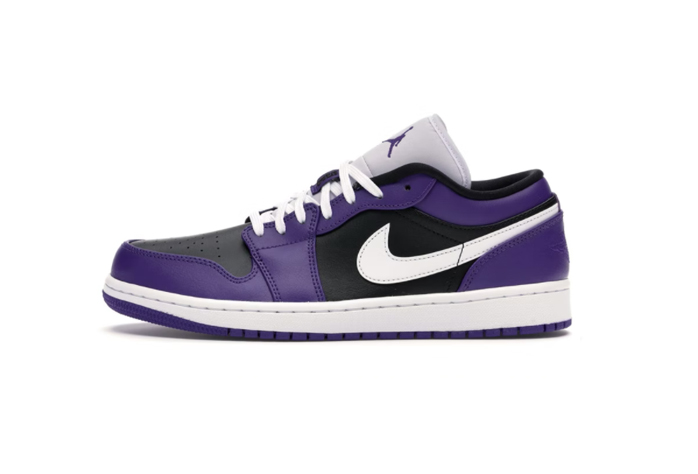 1''s Low Court Purple Black