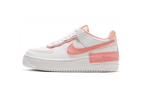 AF 1 Shadow White Coral Pink