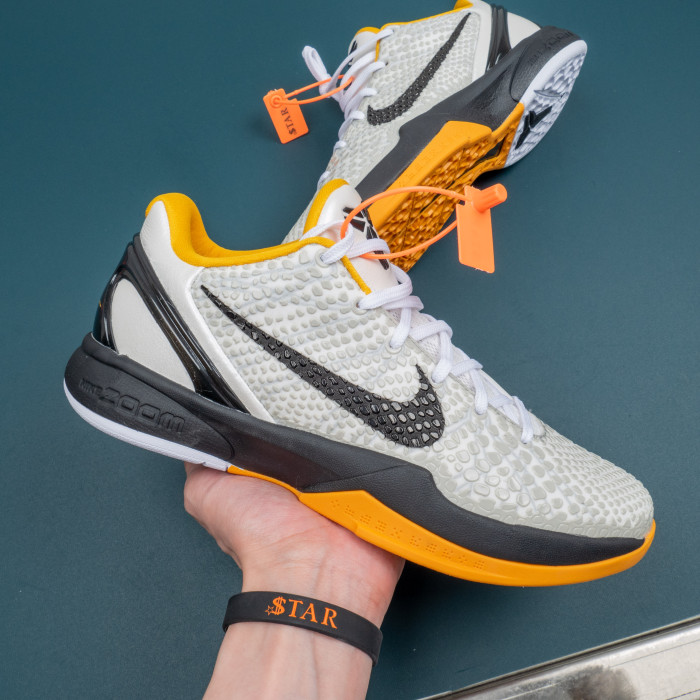 Kobe 6 Protro Playoff Pack White Del Sol