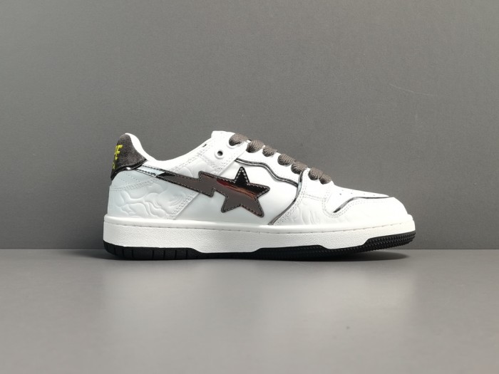A Bathing Ape White Silver