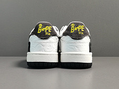 A Bathing Ape White Silver