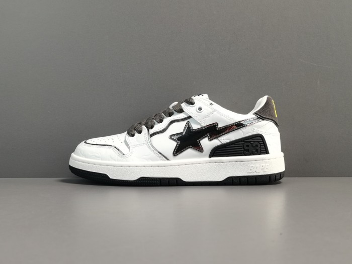 A Bathing Ape White Silver