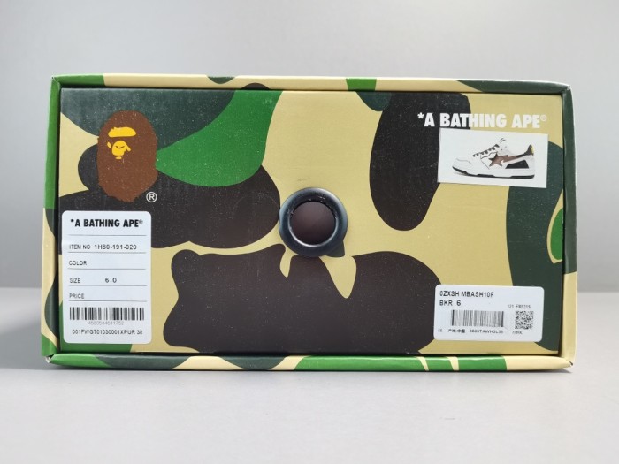A Bathing Ape White Silver