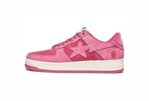 A Bathing Ape Pink Suede