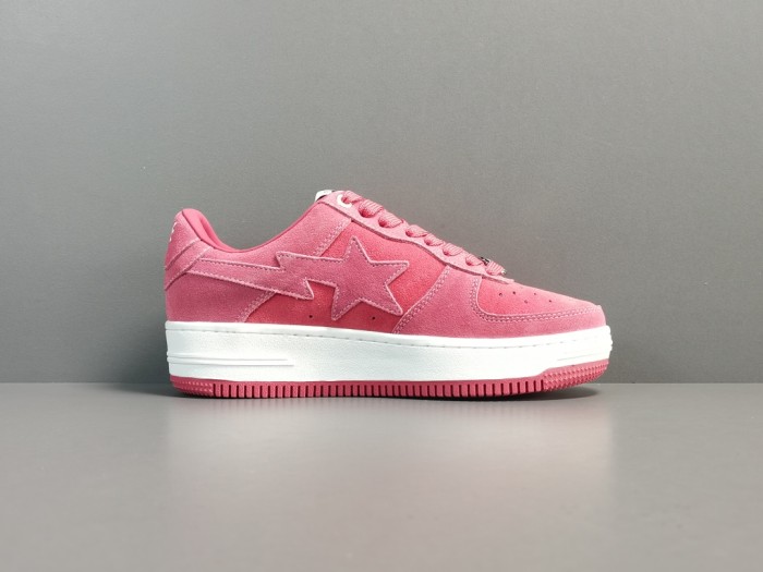 A Bathing Ape Pink Suede
