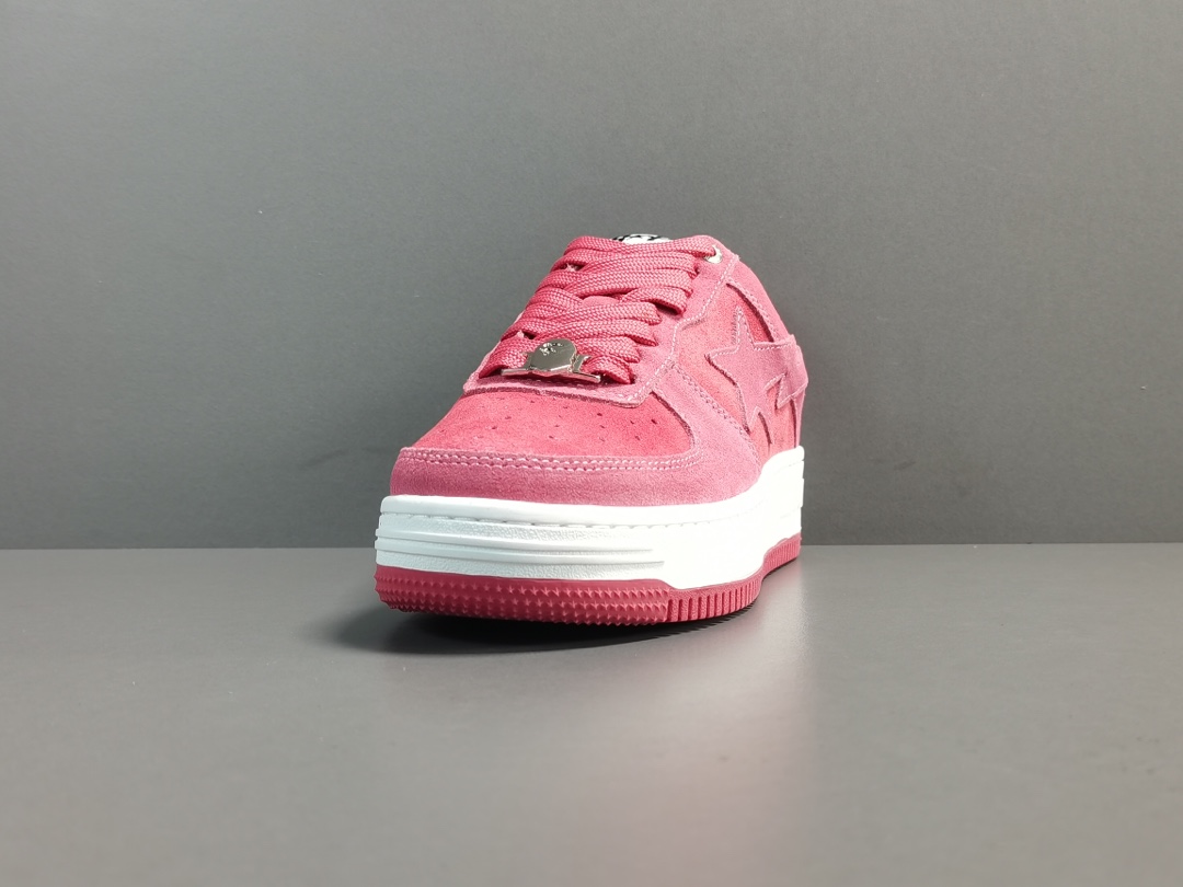 A Bathing Ape Pink Suede