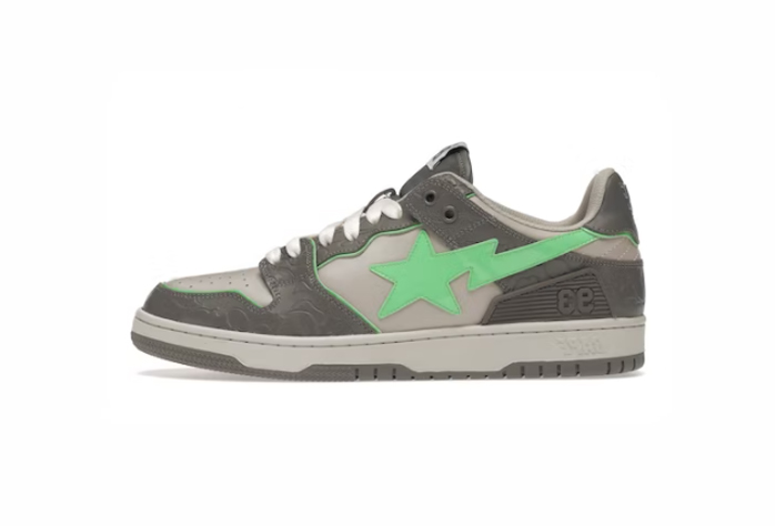 A Bathing Ape Grey Green