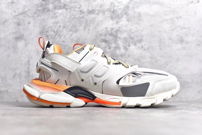 Track White Orange