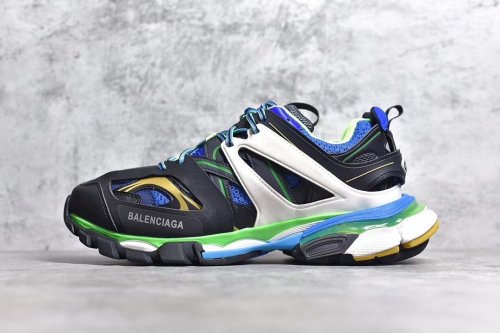 Track Green White Blue